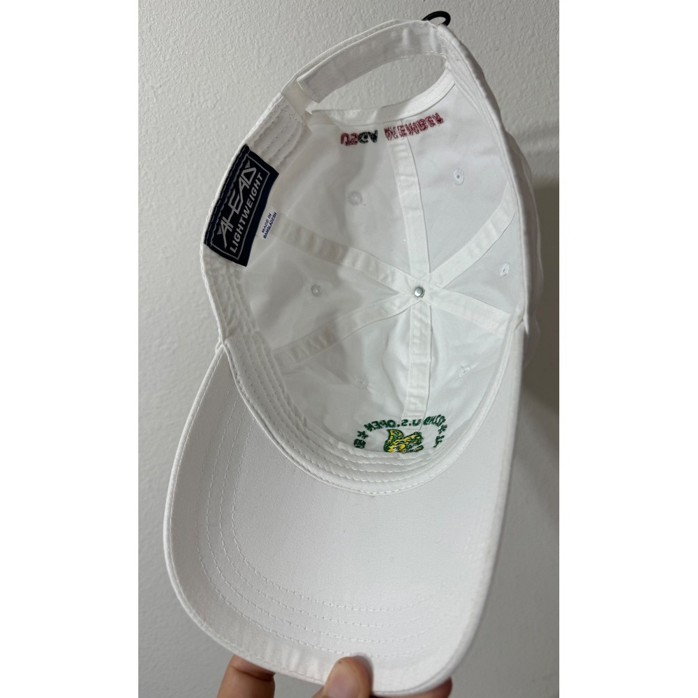 Ahead 122nd U.S. Open The Country Club White Golf Hat USGA Member Squirrel Logo - Picture 5 of 8